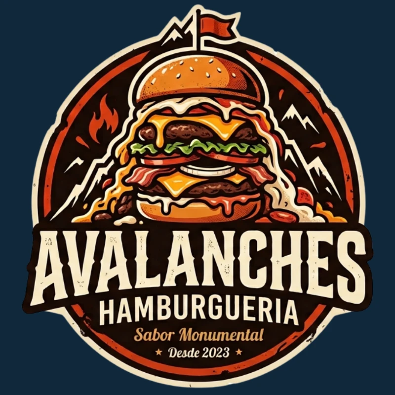 Logotipo de Avalanches Burger
