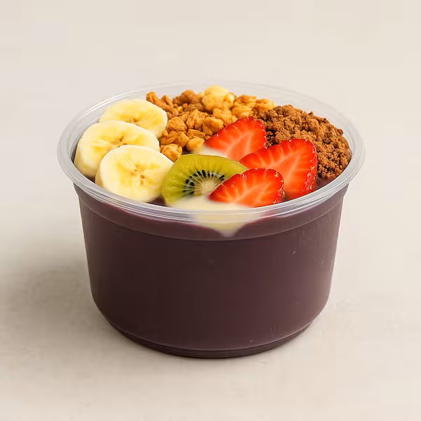 Monte seu Açai no Pote 500ml + 5 Adicionais Gratis